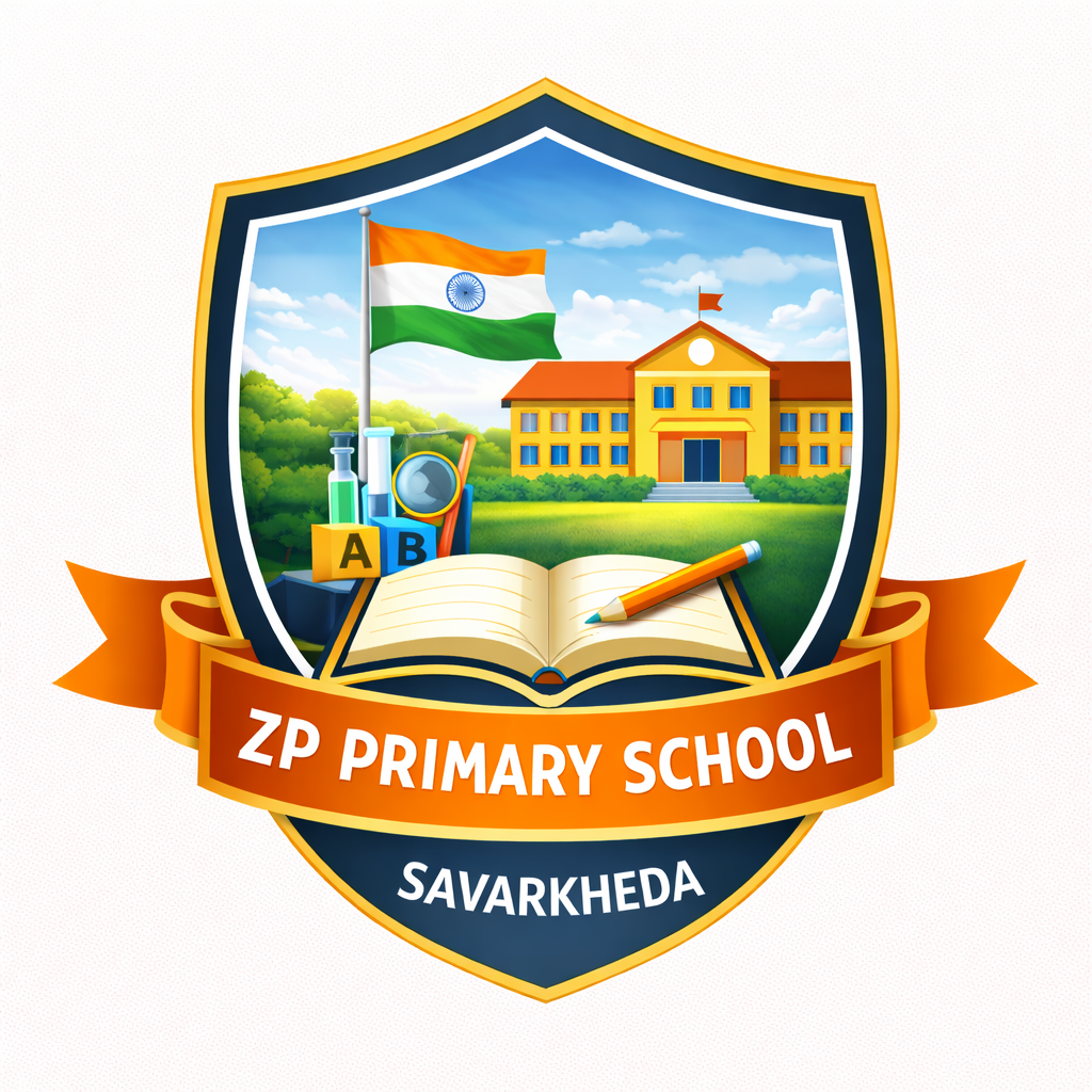 ZP Primary School, Savarkheda logo