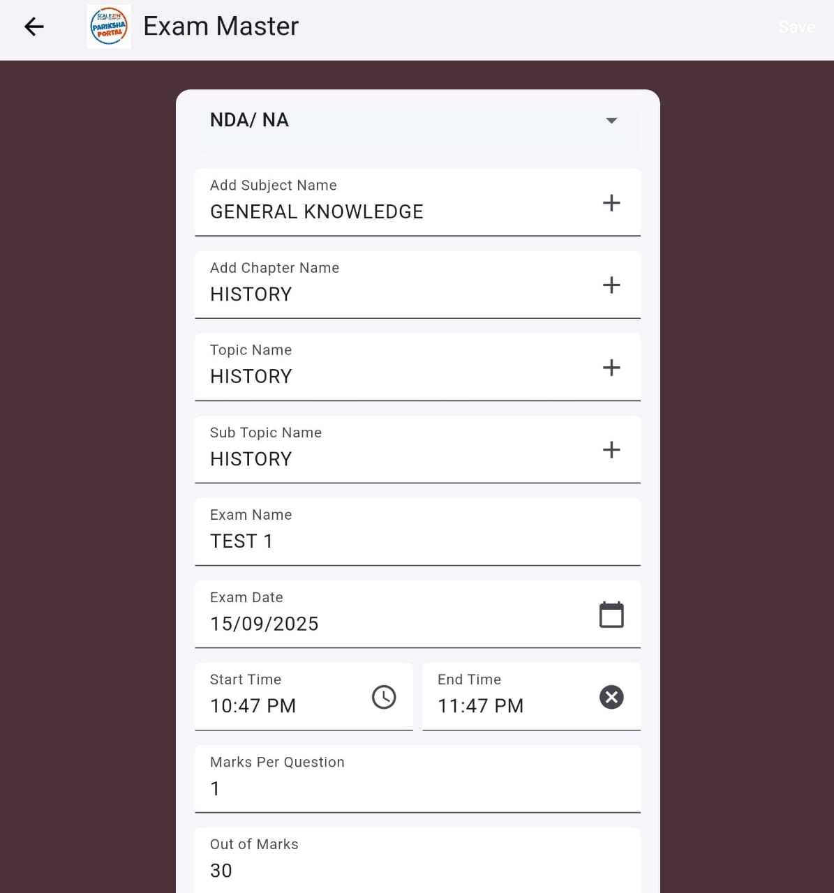 Pariksha Portal Android screenshot 8